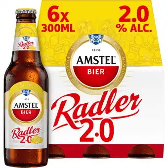 Jumbo Amstel Radler Citroen Bier Fles 6 x 300ml aanbieding