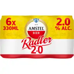 Jumbo Amstel Radler Citroen Bier Blik 6 x 330ml aanbieding