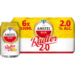 Jumbo Amstel Radler Citroen Bier Blik 6 x 330ml aanbieding