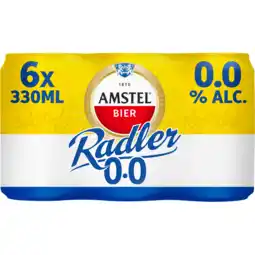 Jumbo Amstel Radler Citroen 0.0 Bier Blik 6 x 330ml aanbieding