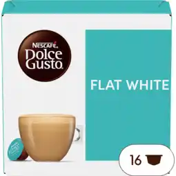 Jumbo NESCAFÉ Dolce Gusto, Flat White, 16 capsules, 187,2 gr aanbieding