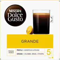 Jumbo NESCAFÉ Dolce Gusto, Koffiecapsules Grande , 16 cups, 136 gr aanbieding