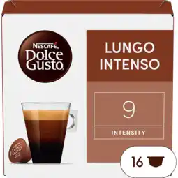Jumbo NESCAFÉ Dolce Gusto, Koffiecapsules Lungo Intenso, 16 cups, 144 gr aanbieding
