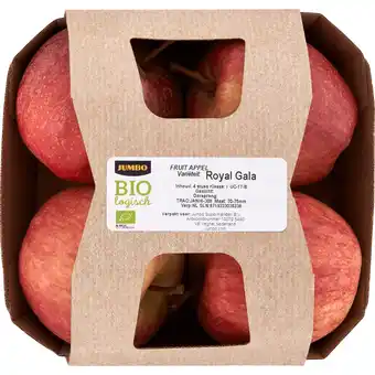 Jumbo Jumbo Biologisch Appel Royal Gala 4 Stuks aanbieding