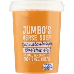 Jumbo Jumbo's Verse Soep Garnalenbisque Oosterse Stijl 500 g aanbieding