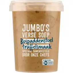 Jumbo Jumbo's Verse Soep Bospaddenstoel Truffelsmaak 500 g aanbieding