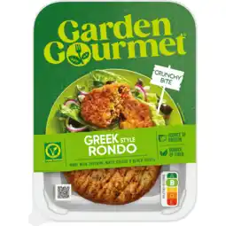Jumbo Garden Gourmet Vleesvervanger Griekse Rondo 180g aanbieding