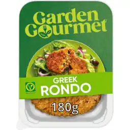 Jumbo Garden Gourmet Vleesvervanger Griekse Rondo 180g aanbieding