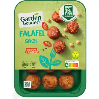 Jumbo Garden Gourmet Vleesvervanger Falafel Spicy balletjes 190g aanbieding