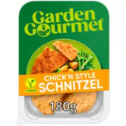 Jumbo Garden Gourmet Vleesvervanger Schnitzel 180g aanbieding