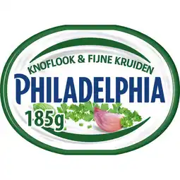 Jumbo Philadelphia Zacht-frisse Zuivelspread Knoflook & Fijne Kruiden, kuipje 185 g aanbieding
