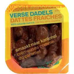 Jumbo Yogi & Yousef Verse Dadels Smaakt Naar Karamel 235 g aanbieding
