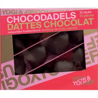 Jumbo Yogi & Yousef Chocodadels Natuurlijke Fruitbonbons 10 Stuks aanbieding