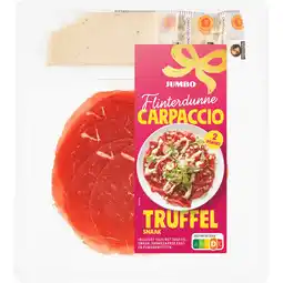 Jumbo Jumbo Carpaccio met Truffelsmaak Saus 143 g aanbieding