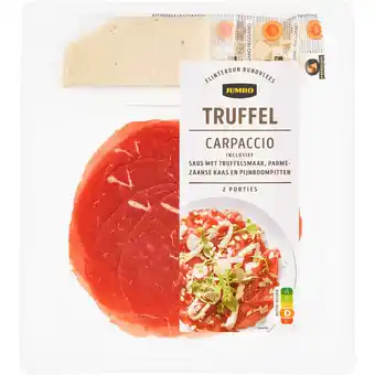 Jumbo Jumbo Carpaccio met Truffelsmaak Saus 143 g aanbieding