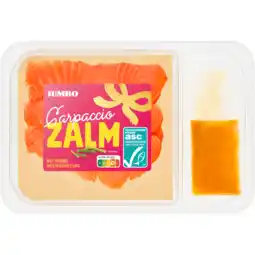 Jumbo Jumbo Zalm Carpaccio met Honingmosterddressing 125 g aanbieding