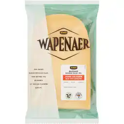 Jumbo Wapenaer Goudse Kaas 48+ Jong Belegen ca. 230 g aanbieding
