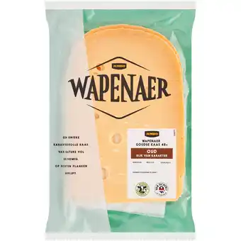 Jumbo Wapenaer Goudse Kaas 48+ Oud ca. 200 g aanbieding