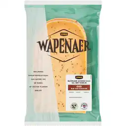 Jumbo Wapenaer Goudse Kaas Oud met Komijn 48+ Plakken ca. 200 g aanbieding