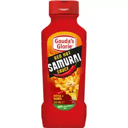 Jumbo Gouda's Glorie Red Hot Samurai Sauce 550 ml aanbieding