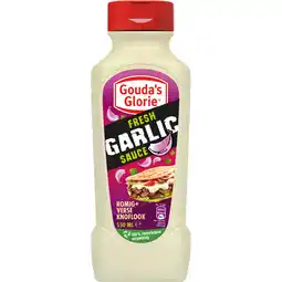 Jumbo Gouda's Glorie Fresh Garlic Sauce 550 ml aanbieding