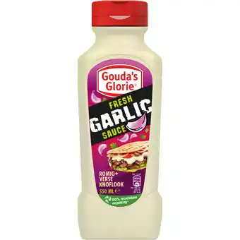 Jumbo Gouda's Glorie Fresh Garlic Sauce 550 ml aanbieding