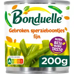 Jumbo Bonduelle Gebroken Sperzieboontjes Fijn 200g aanbieding
