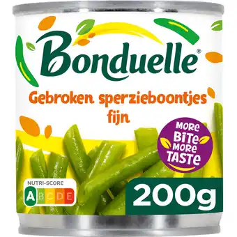 Jumbo Bonduelle Gebroken Sperzieboontjes Fijn 200g aanbieding