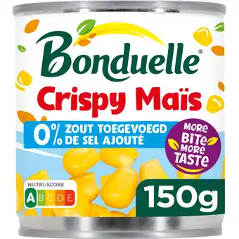 Jumbo Bonduelle Crispy Maïs - 0% Zout Toegevoegd 150 g aanbieding