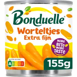 Jumbo Bonduelle Worteltjes extra fijn 155g aanbieding