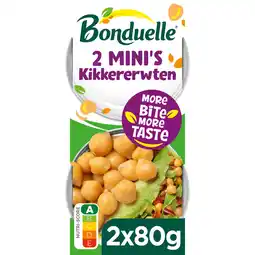 Jumbo Bonduelle Kikkererwten Mini Packs 2 x 80 g aanbieding