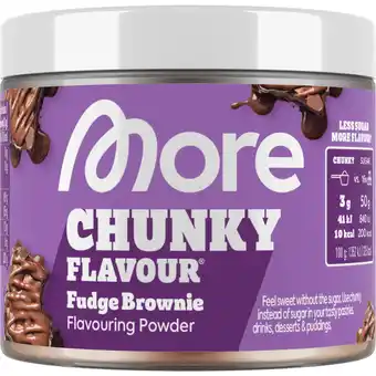Jumbo More Chunky Flavour Fudge Brownie 90g aanbieding