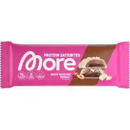 Jumbo More Satisbite Bar White Hazelnut Nougat 2x25g aanbieding