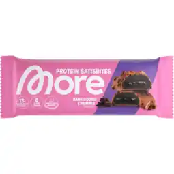 Jumbo More Satisbite Bar Dark Cookie 2x25g aanbieding