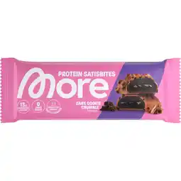 Jumbo More Satisbite Bar Dark Cookie 2x25g aanbieding