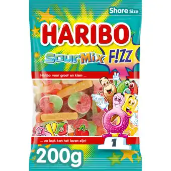 Jumbo Haribo Sour Mix F!ZZ 200 g aanbieding