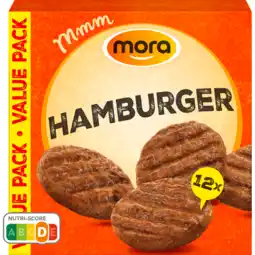 Jumbo Mora Classics Hamburgers 12 x 80 g aanbieding