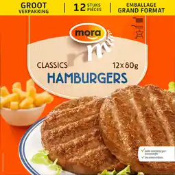 Jumbo Mora Classics Hamburgers 12 x 80 g aanbieding