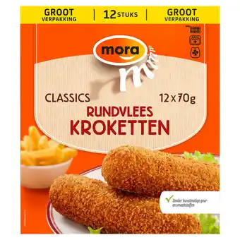 Jumbo Mora Classics Rundvlees Kroketten 12 x 70 g aanbieding