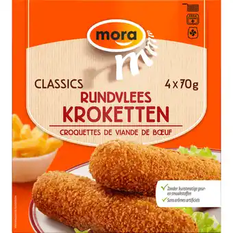 Jumbo Mora Classics Rundvlees Kroketten 4 x 70 g aanbieding