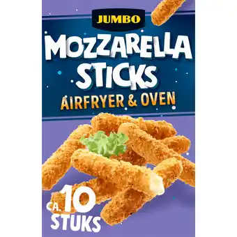 Jumbo Jumbo Mozzarella Sticks Airfryer & Oven 200 g aanbieding