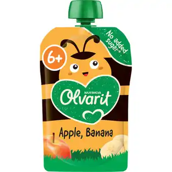 Jumbo Olvarit Knijpfruit Appel Banaan 6+ Maanden 100 g aanbieding