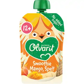 Jumbo Olvarit Knijpfruit Smoothie Mango Spelt 12+ Maanden 100 g aanbieding