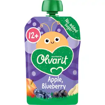 Jumbo Olvarit Knijpfruit Appel Blauwe Bes 12+ Maanden 100 g aanbieding