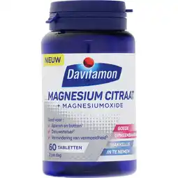 Jumbo Davitamon Magnesium Citraat tabletten, 60 stuks aanbieding