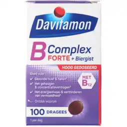 Jumbo Davitamon B-Complex forte dragees, 100 stuks aanbieding