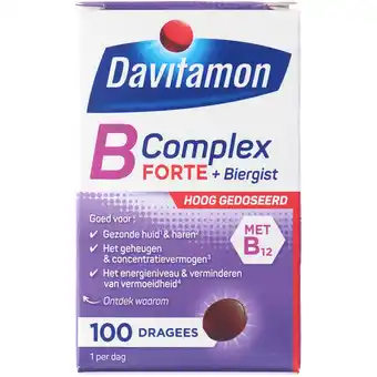Jumbo Davitamon B-Complex forte dragees, 100 stuks aanbieding