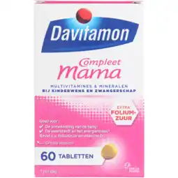 Jumbo Davitamon Compleet mama tabletten, 60 stuks aanbieding