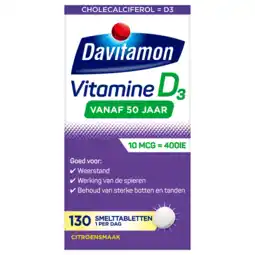 Jumbo Davitamon Vitamine D smelttabletten 50+, 130 stuks aanbieding