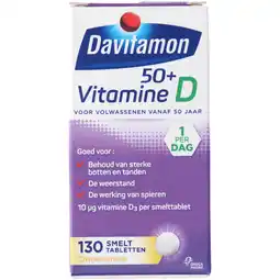Jumbo Davitamon Vitamine D smelttabletten 50+, 130 stuks aanbieding